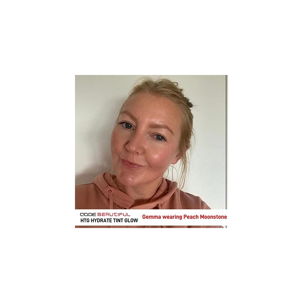CODE Beautiful HTG Hydrate Tint Glow 2-in-1 Lip & Cheek For Natural Radiance Peach Moonstone - image 3