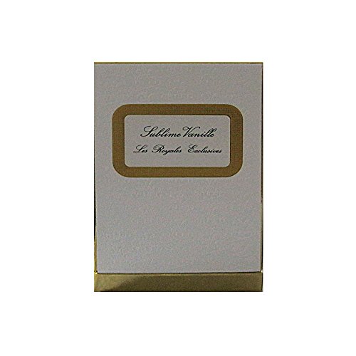 White box with gold accents featuring the label "Sublime Vanille" and "Les Royales Exclusives" in elegant font, designed for Creed's feminine fragrance.