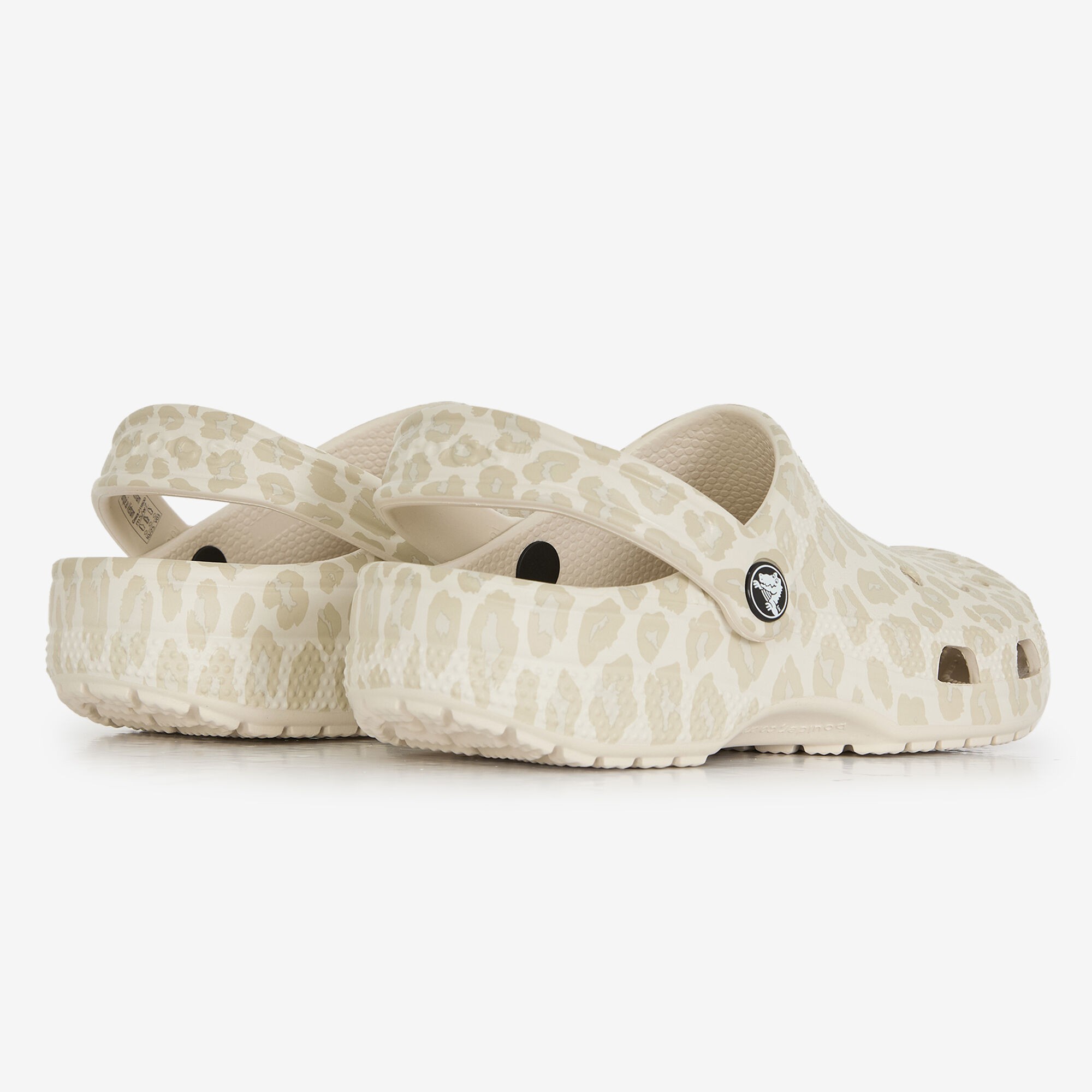 Crocs Classic Animal EVA Women's Almond Tint/Leopard Clogs - image 5