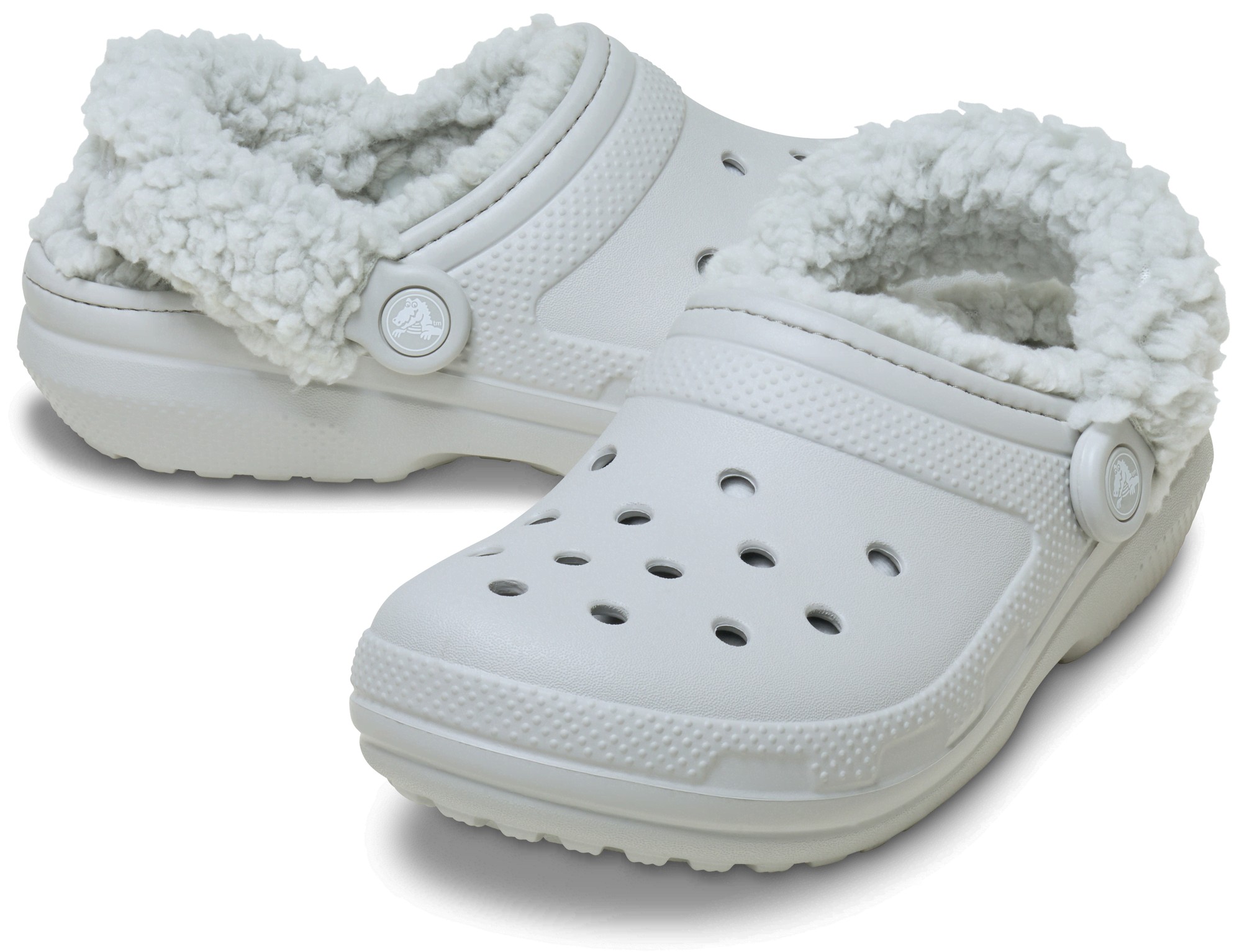 Crocs Classic Fleece Lined Thermoplastic Men's Atmosphere Clogs - image 2