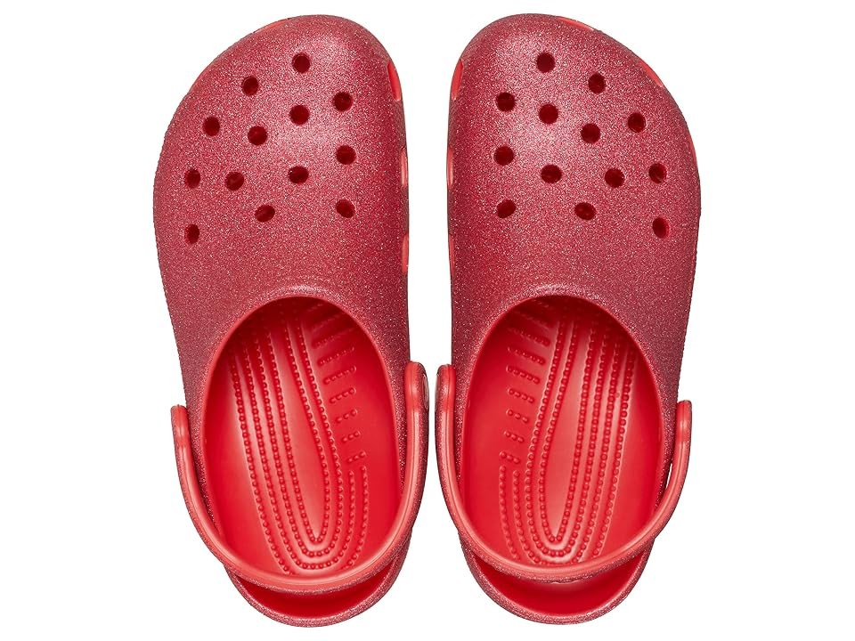 Crocs Classic Glitter Clog in Cherry Red - image 2
