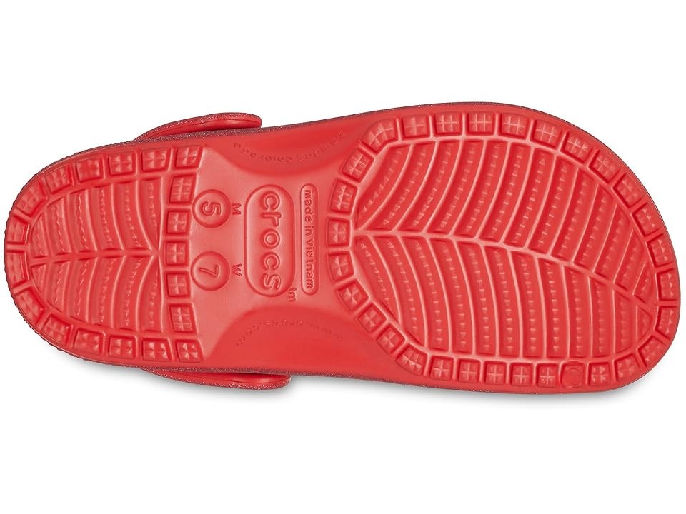Crocs Classic Glitter Clog in Cherry Red - image 3