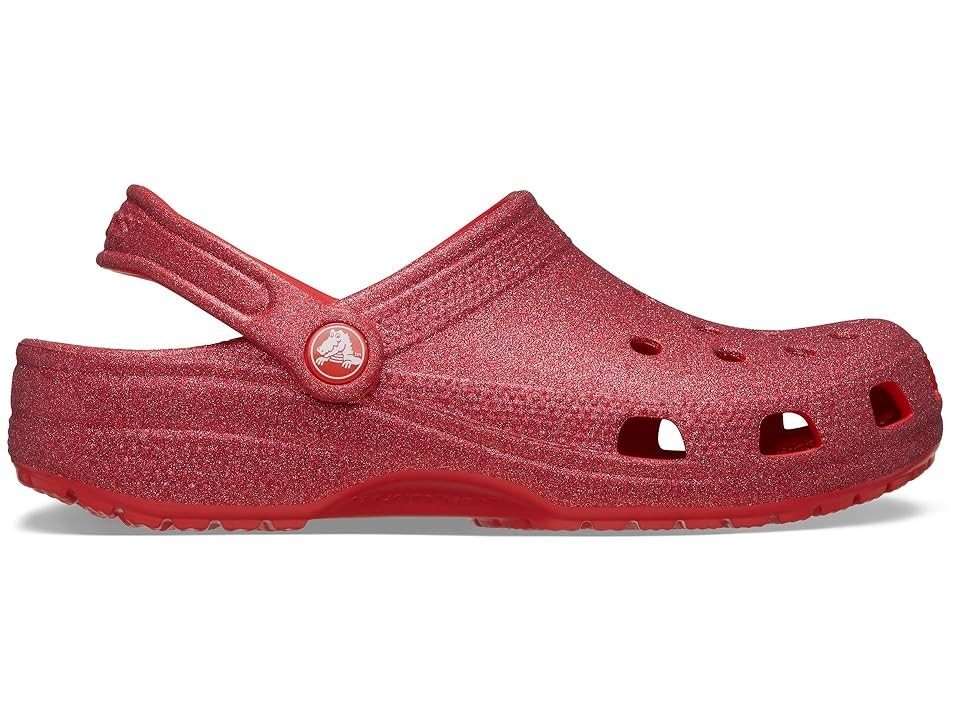 Crocs Classic Glitter Clog in Cherry Red - image 5