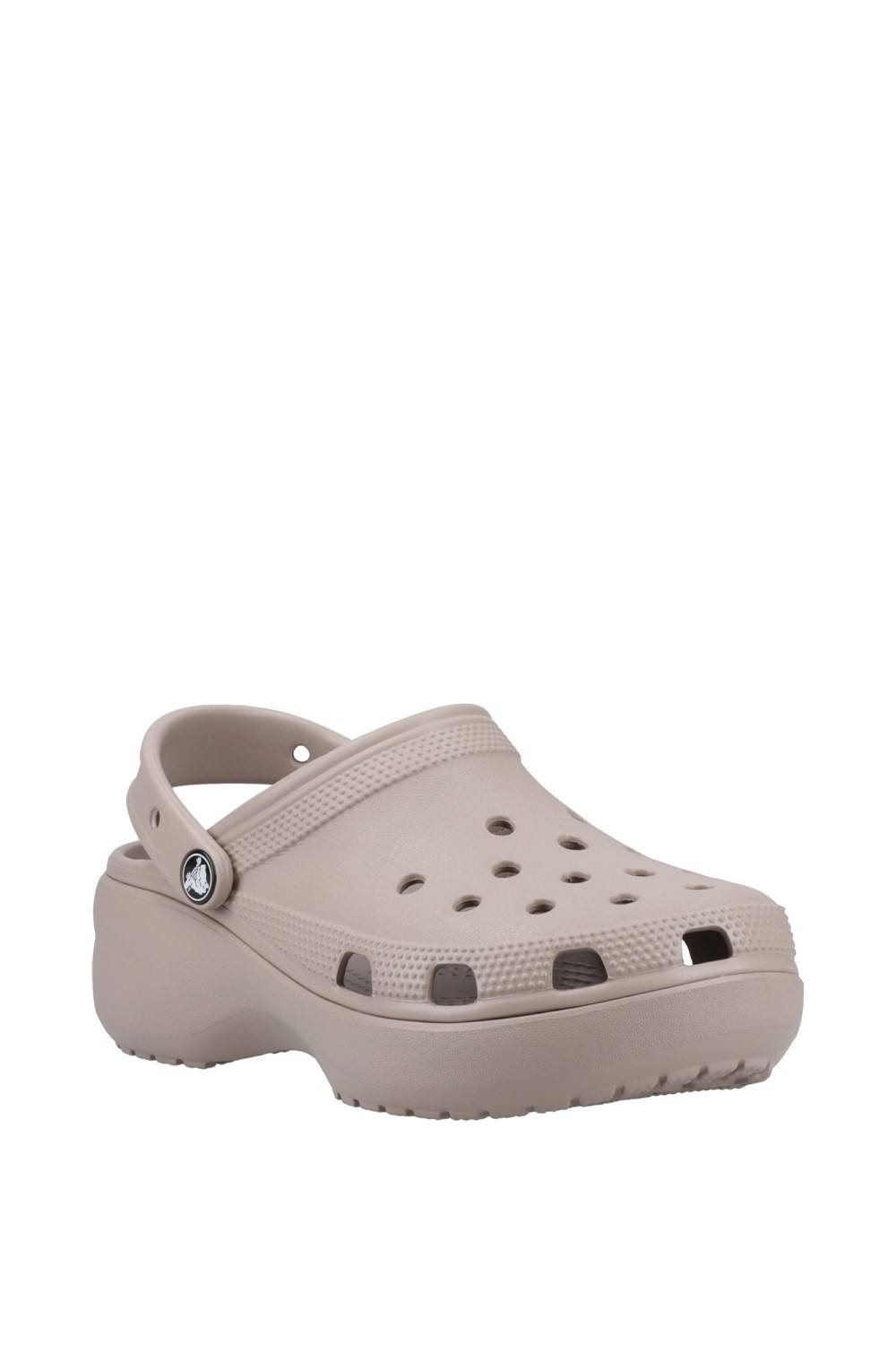 Crocs Classic Platform Clog Women's Taupe Clogs - image 2