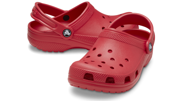 Crocs Toddler Classic Croslite Rubber Varsity Red Loafers - image 2