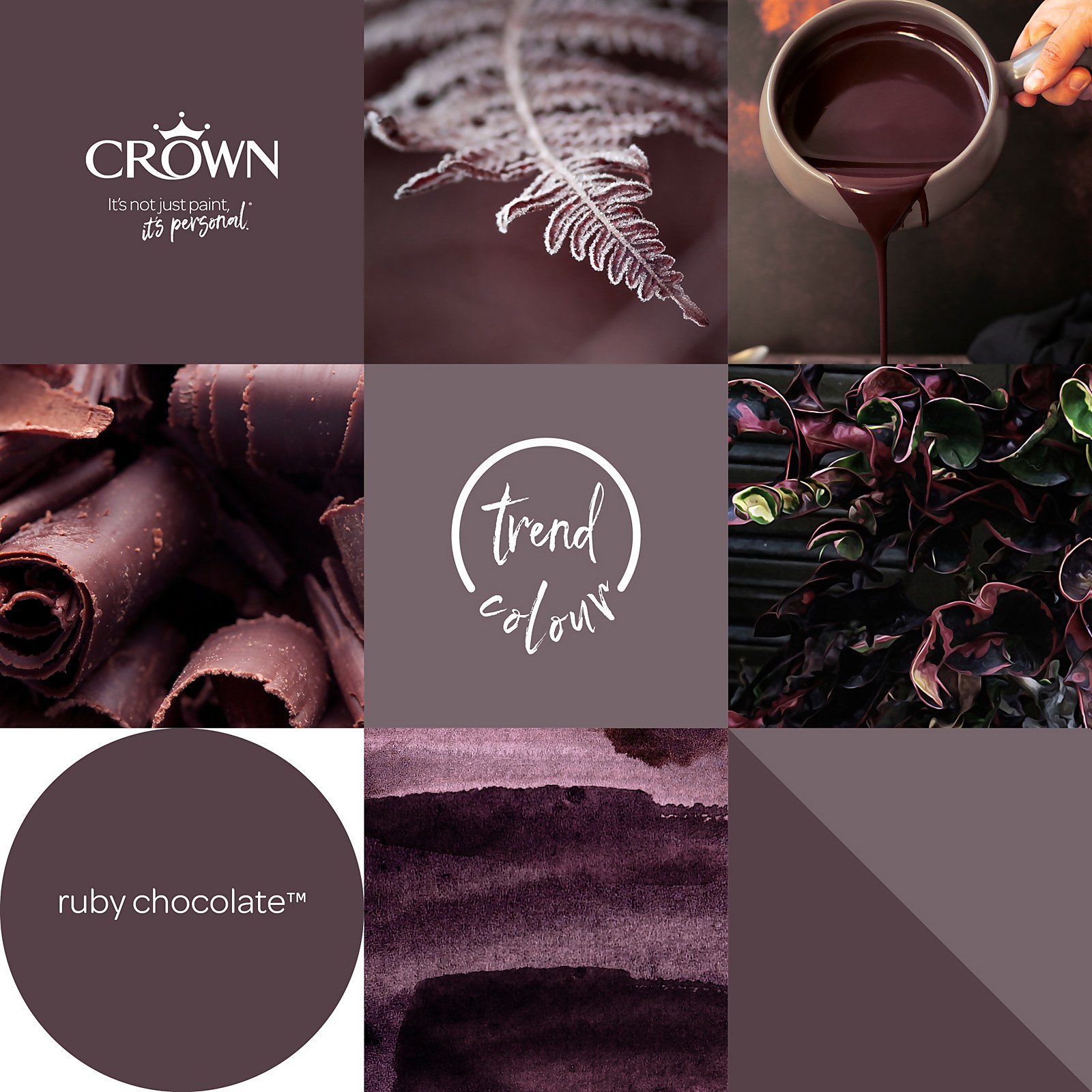 Crown Breatheasy Ruby Chocolate Matt Feature Wall Tester Pot 40ml - image 4