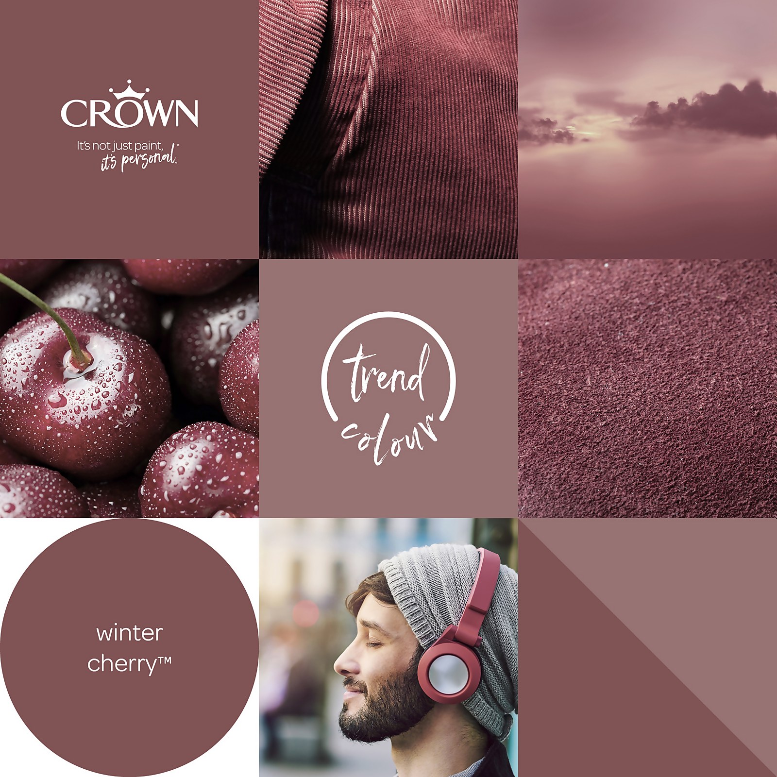 Crown Breatheasy Winter Cherry Matt Feature Wall Tester Pot 40ml - image 4