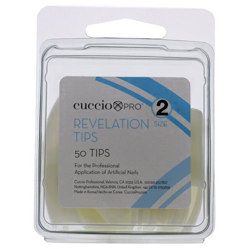 Cuccio Cuccio Pro - Revelation Tips - 2 - for Women - Acrylic Nails - 50 Pc
