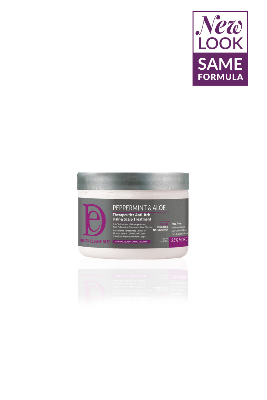 Design Essentials Design Peppermint & Aloe Therapeutics Anti Itch Hair & Scalp Treatment 120g - image 4