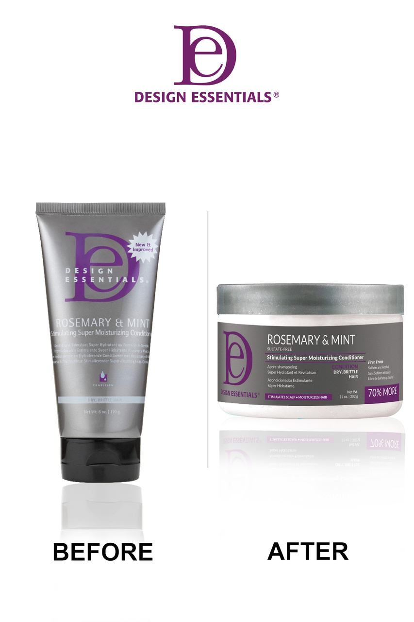 Design Essentials Rosemary & Mint Stimulating Super Moisturising Conditioner 302g / no - image 3