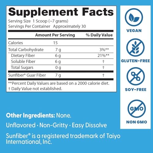 Doctor's Best Prebiotic Powder Sunfiber 210g - image 3