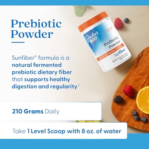Doctor's Best Prebiotic Powder Sunfiber 210g - image 4
