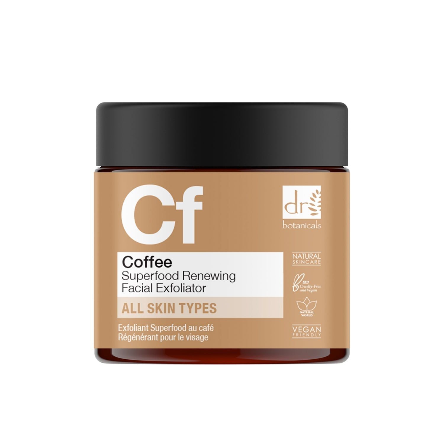 Dr Botanicals Advanced Coffee Superfood Renewing Facial Exfoliator 2 x 60ml - image 3