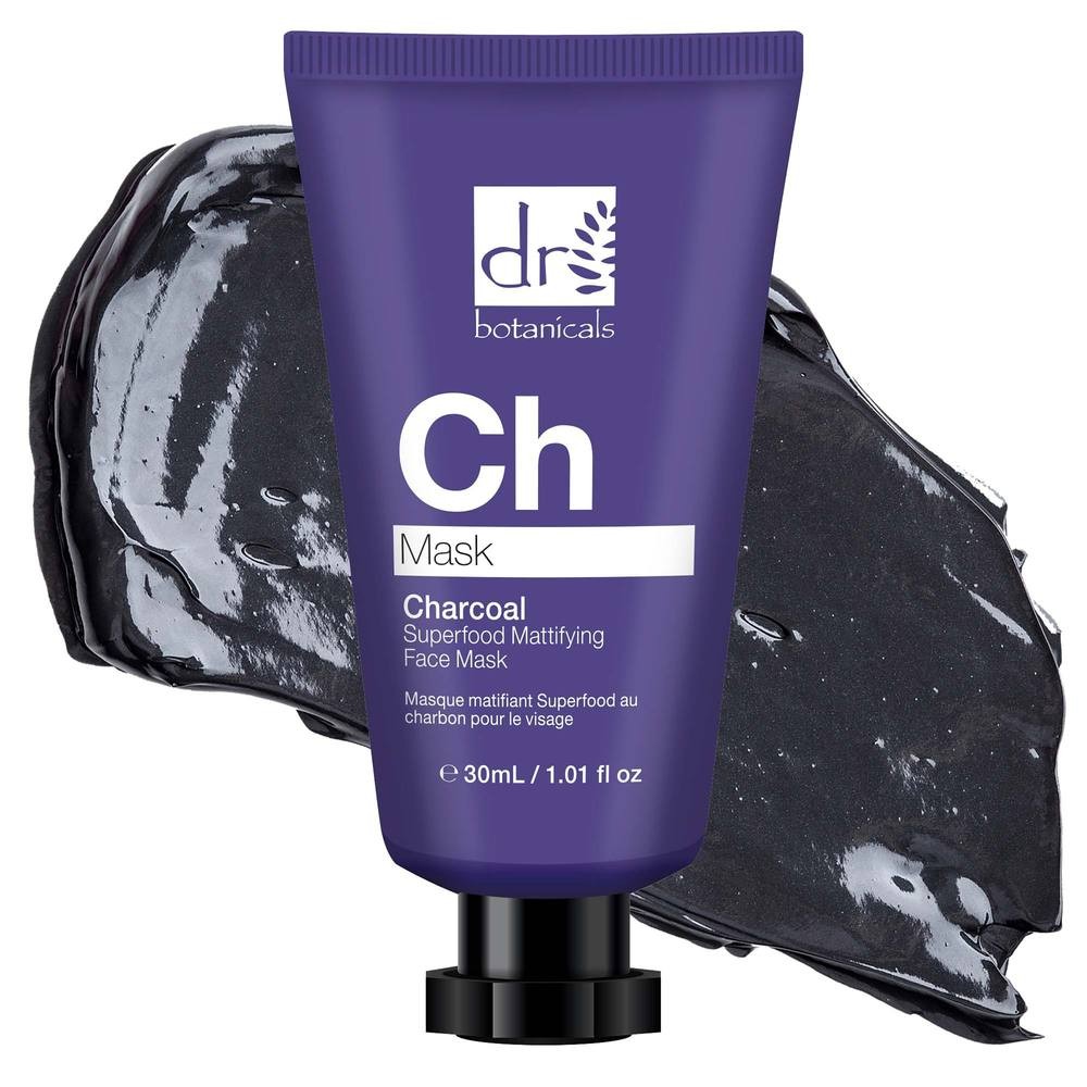 Dr Botanicals Anti-Ageing Charcoal Superfood Face Mask Duo - image 3
