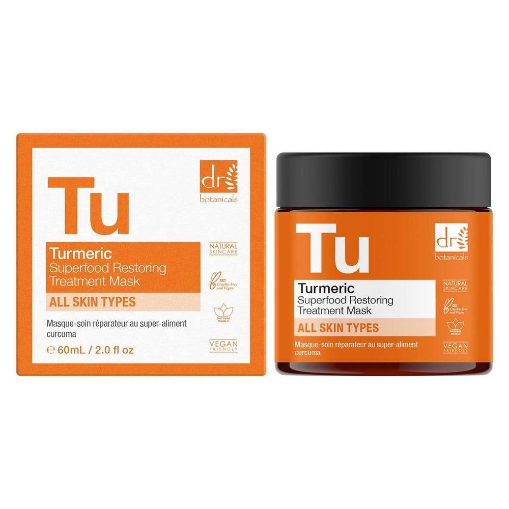 Dr Botanicals Turmeric Superfood Restoring Treatment Mask 2 x 60ml - image 3