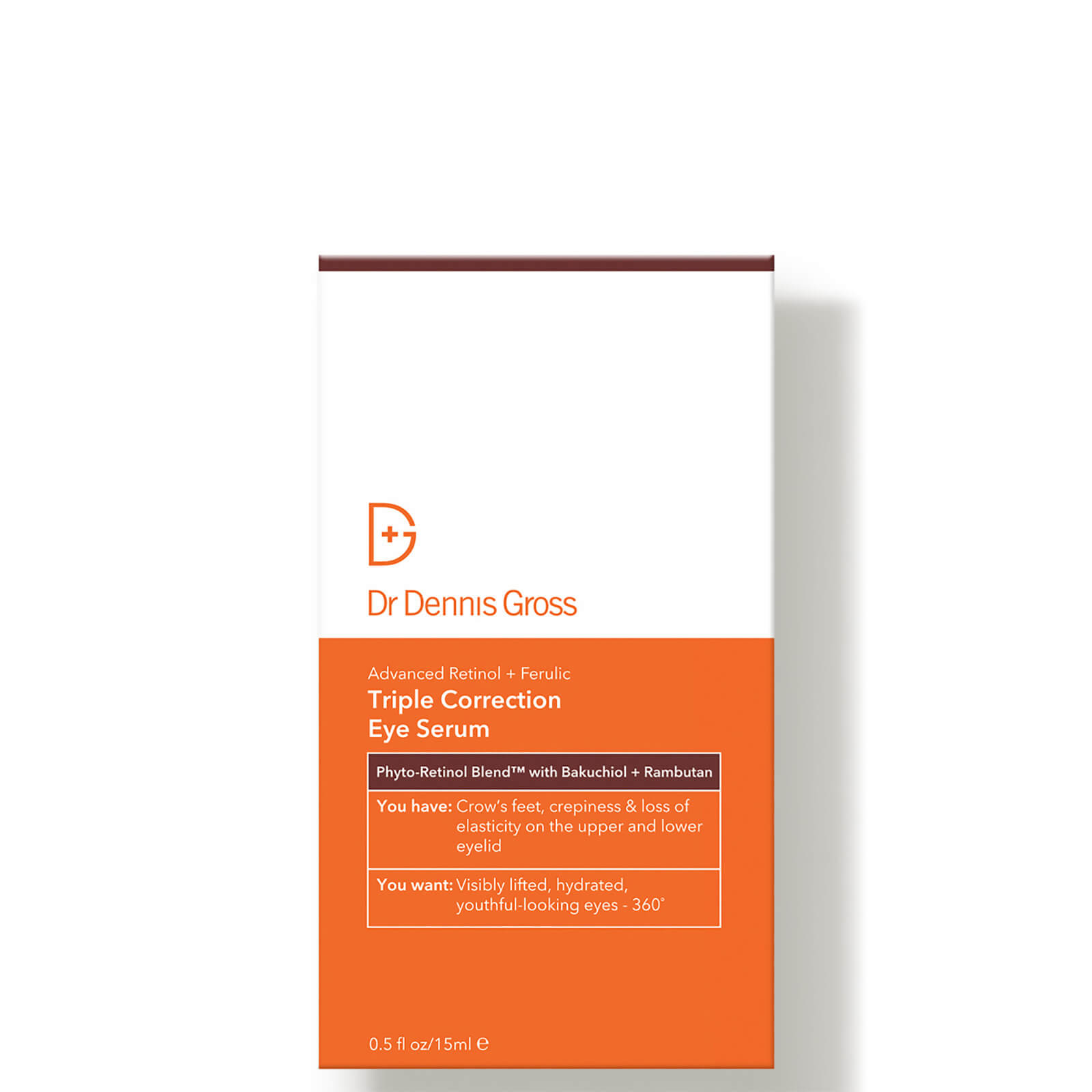 Dr Dennis Gross Skincare Advanced Retinol + Ferulic Triple Correction Eye Serum 15ml - image 2