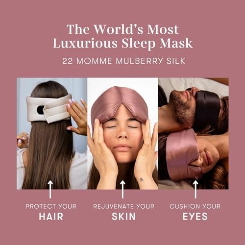 Drowsy Silk Sleep Mask Damask Rose - image 5