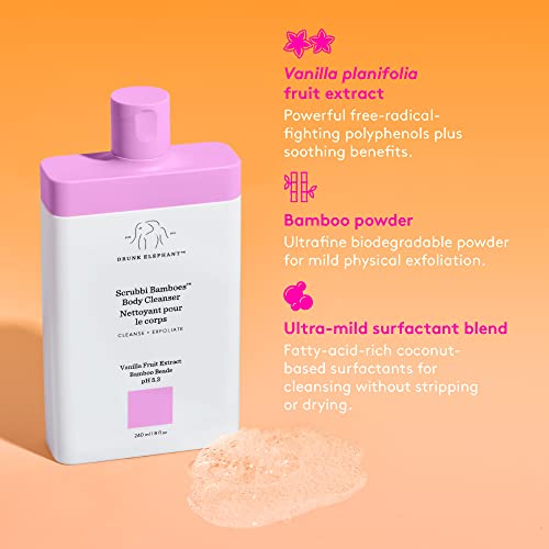Drunk Elephant Cleansers Scrubbi Bamboes Body Cleanser 240ml - image 4