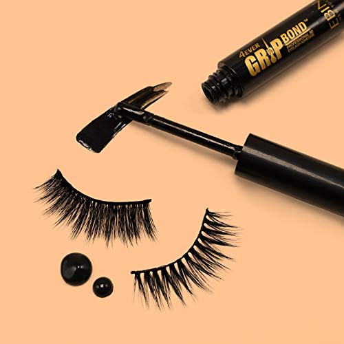 Ebin New York Grip Bond Eyelash Adhesive Black Dries Dark With Silicon Applicator 5 g / Black - image 5