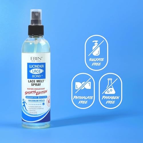 Ebin New York Wonder Lace Bond Sports Edition Rosemary Mint Silk Protein Melt Spray 250ml - image 3