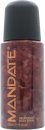 Eden Classic Mandate Deodorant Spray in a 150ml dark maroon bottle with a black cap, featuring the word "MANDATE" prominently in orange lettering.
