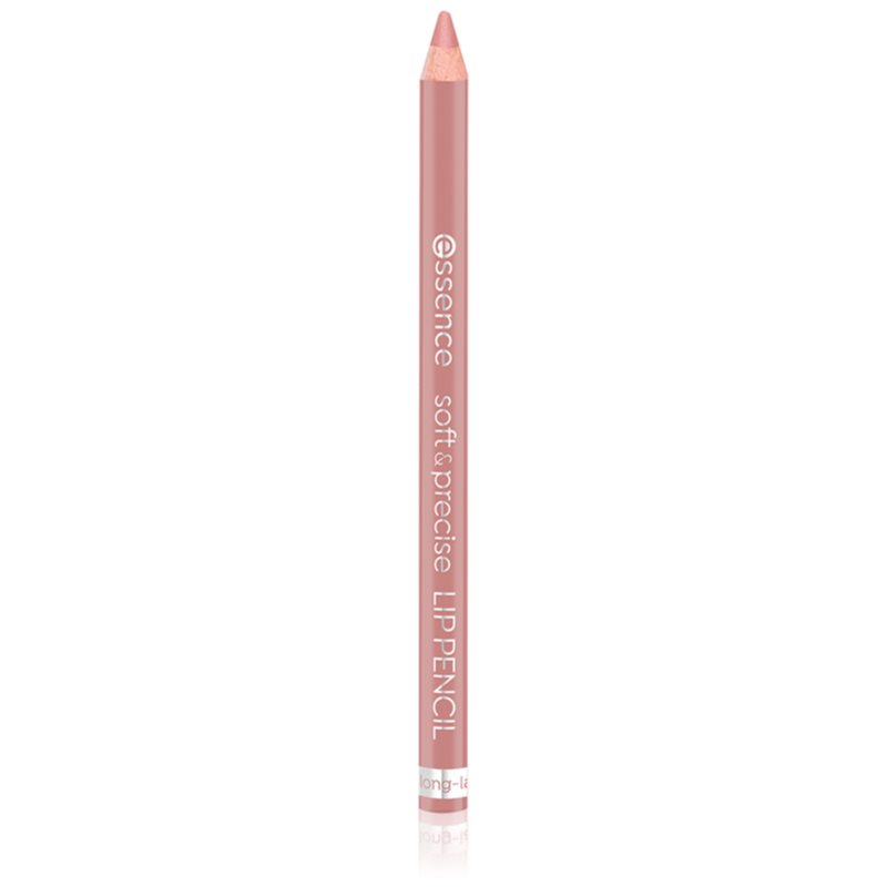 Light pink lip pencil with a soft, precise tip, featuring a sleek design and the brand name "essence" prominently displayed on the body.