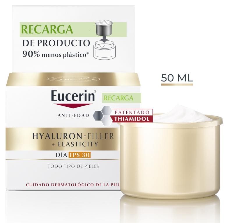 Eucerin Hyaluron-Filler + Elasticity Day Cream SPF 30 50ml - Refill - image 3