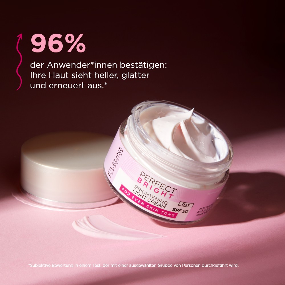 Eveline Perfect Bright Brightening Light Cream With SPF 20 50ml - image 3