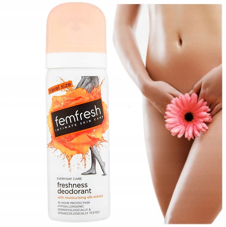 Fem Fresh Dezodorant Do Higieny Intymnej Dla Kobiet Z Jedwabiem Hipoalergiczny Spray