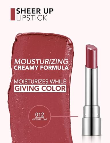 Flormar Sheer Up Lipstick 12 Intense Love - image 3