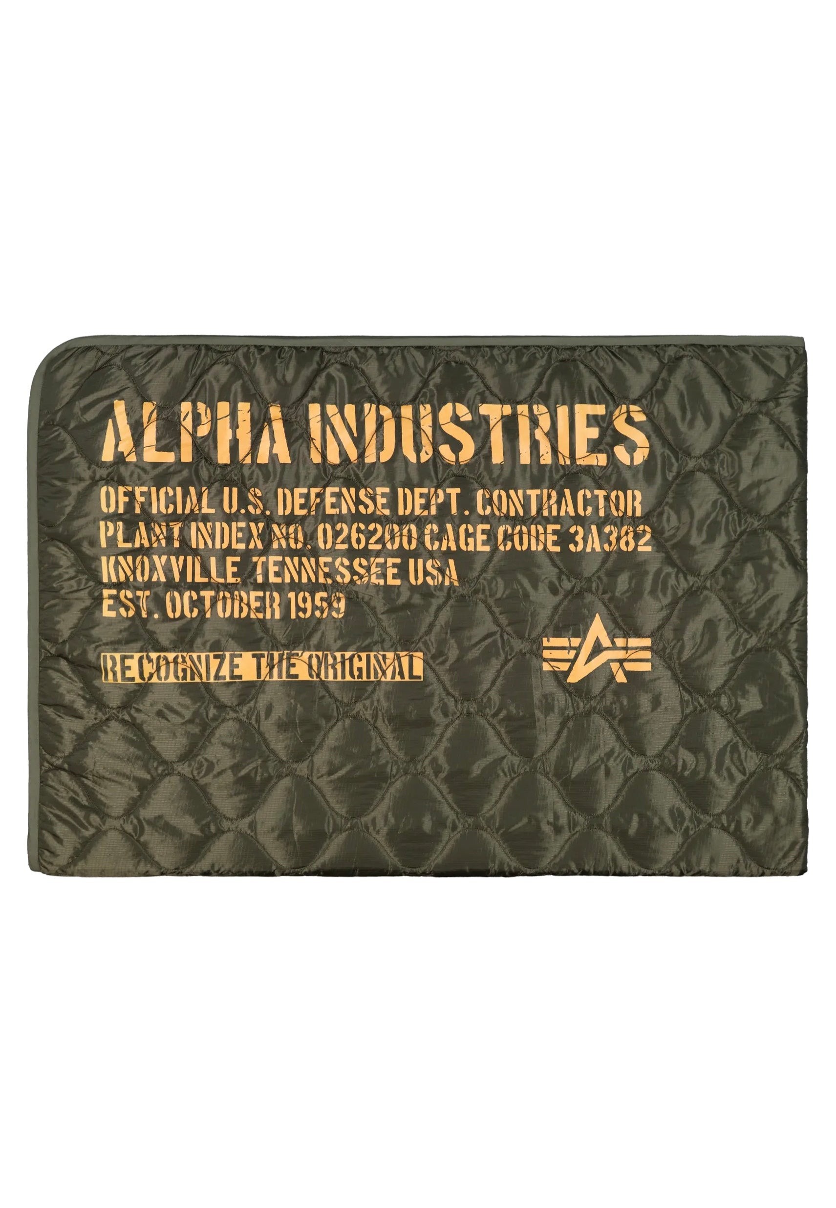 alpha industries Alpha Industries - Packable Picknick Dark Olive - Blanket - Green - Onesize - 100% Nylon