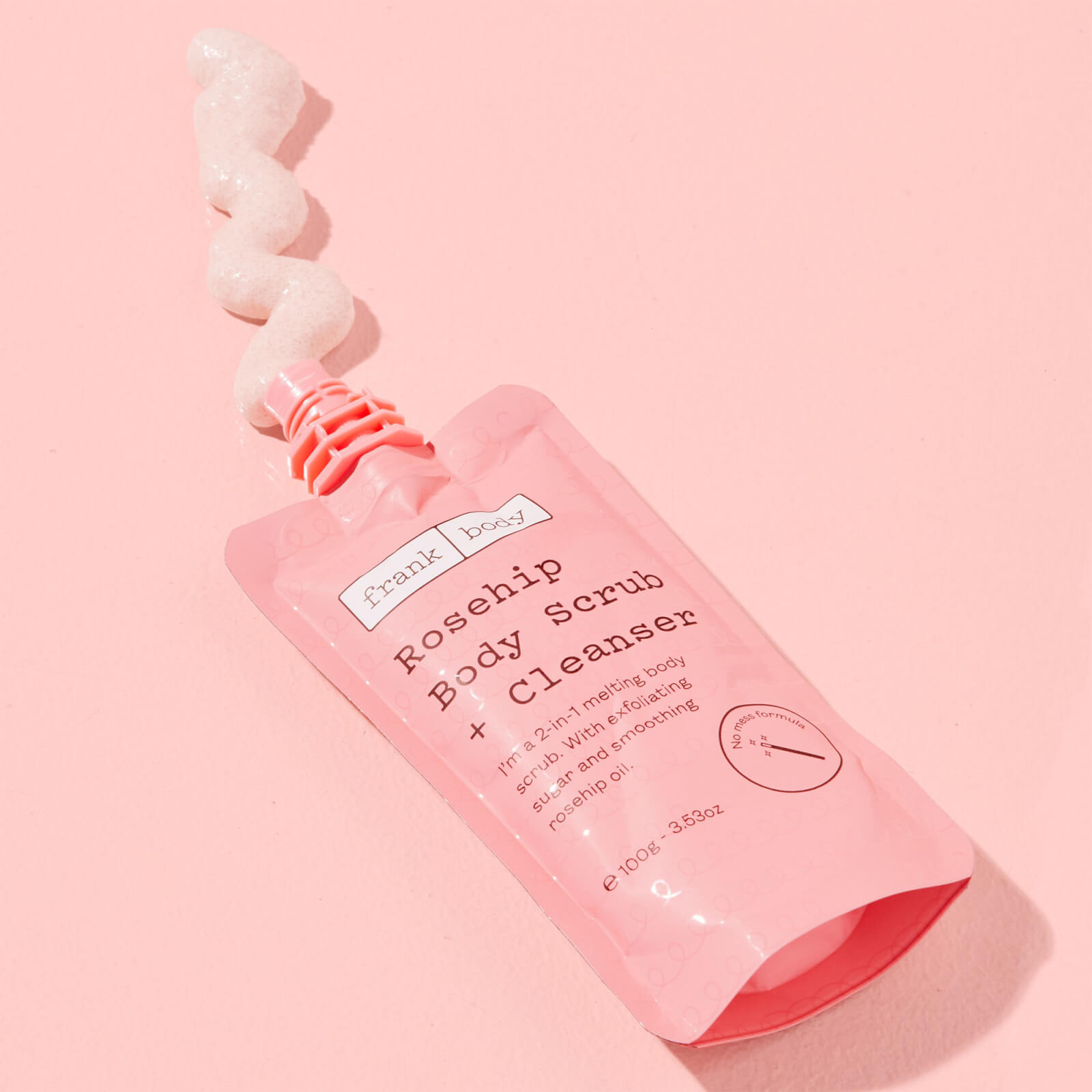Frank Body Rosehip Body Scrub + Cleanser 100g - image 4