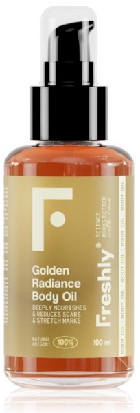 Freshly Cosmetics Golden Radiance Body Oil 100ml - image 2