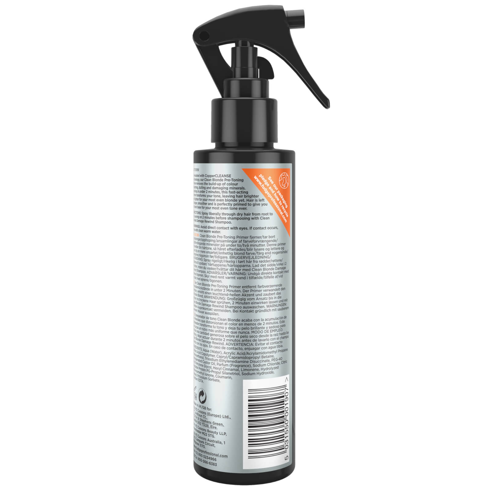 Fudge Clear Blonde Pre-Toning Primer 150ml - image 2
