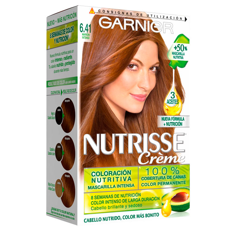 Garnier Nutrisse Ultra Creme Permanent Hair Dye 6.41 Dark Copper Blonde - image 2