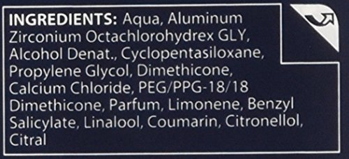 Clear gel deodorant in a blue and silver container, labeled "Gillette Deodorant Clear Gel Cool Wave 70m," featuring a sleek design and a list of ingredients on the back.