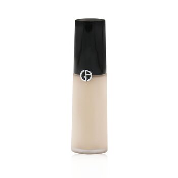 Luminous Silk Concealer in shade 5, featuring a sleek glass bottle with a black cap and a silver Giorgio Armani logo on the front.