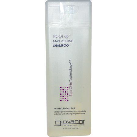 Giovanni Giovanni Root 66 Maximum Volume Shampoo for Every Day Use  Sulfate Free  No Parabens  8.5 Fl Oz