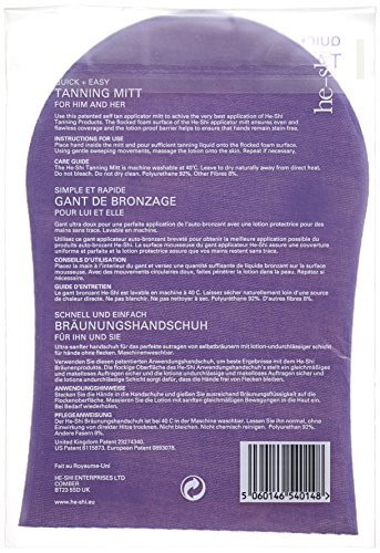 He-Shi Tanning Mitt - Machine Washable - Prevents Stains - image 3