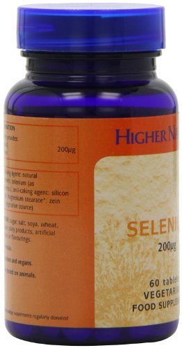 Higher Nature Selenium 200ug Vegan Tablets 60 Tablets - image 2