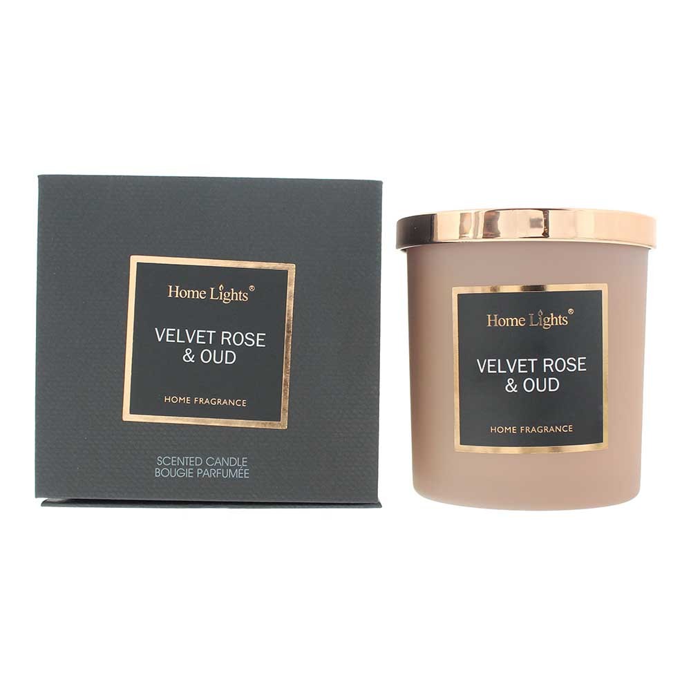 Home Lights Home Lights Velvet Rose & Oud Candle 215g | TJ Hughes