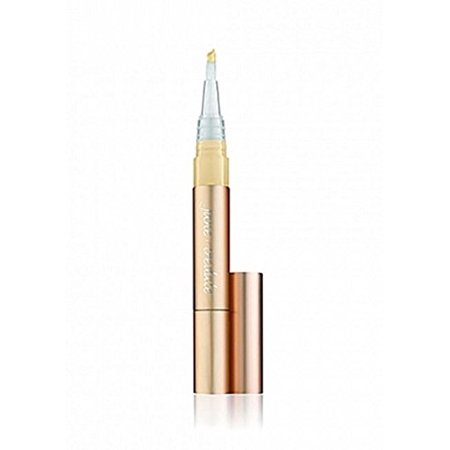 Gold and rose gold twist pen concealer with a clear applicator tip, labeled "Jane Iredale Active Light Under Eye Concealer - #1," 2g/0.07oz.