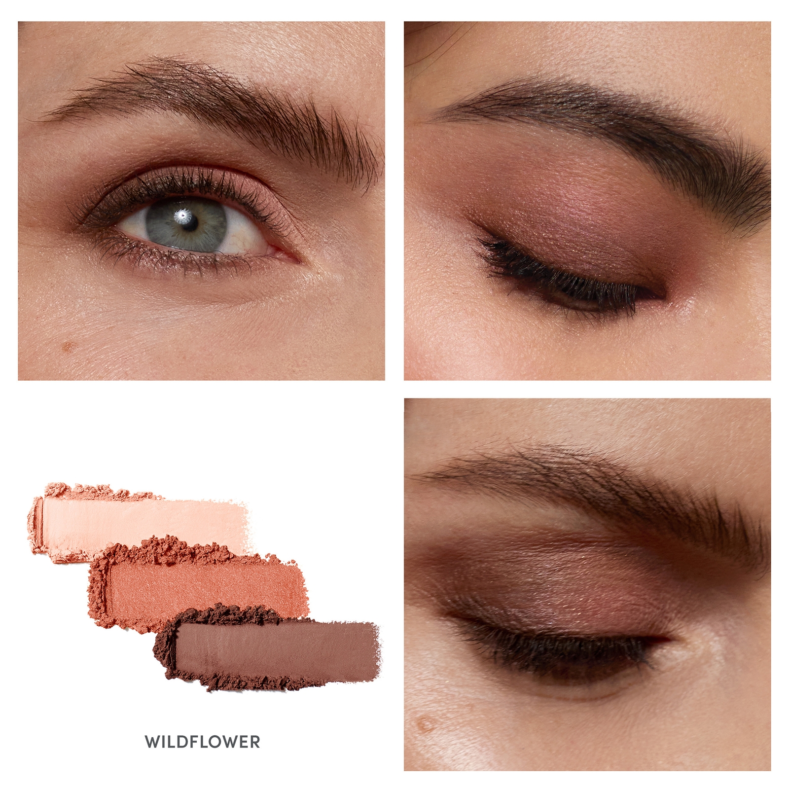 Jane Iredale PurePressed Triple Eyeshadow Wildflower - image 3