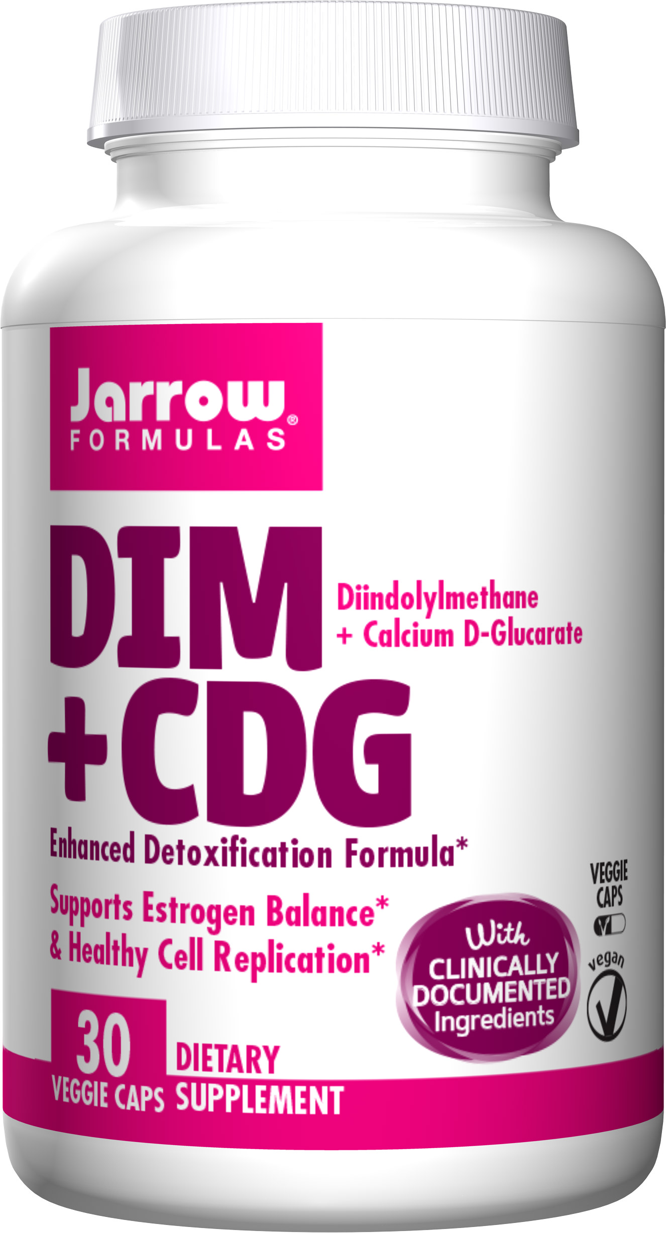 Jarrow Formulas Jarrow Formulas, Inc. Vegan Dim + Cdg Supplement Vitamin | 30 Veg Caps