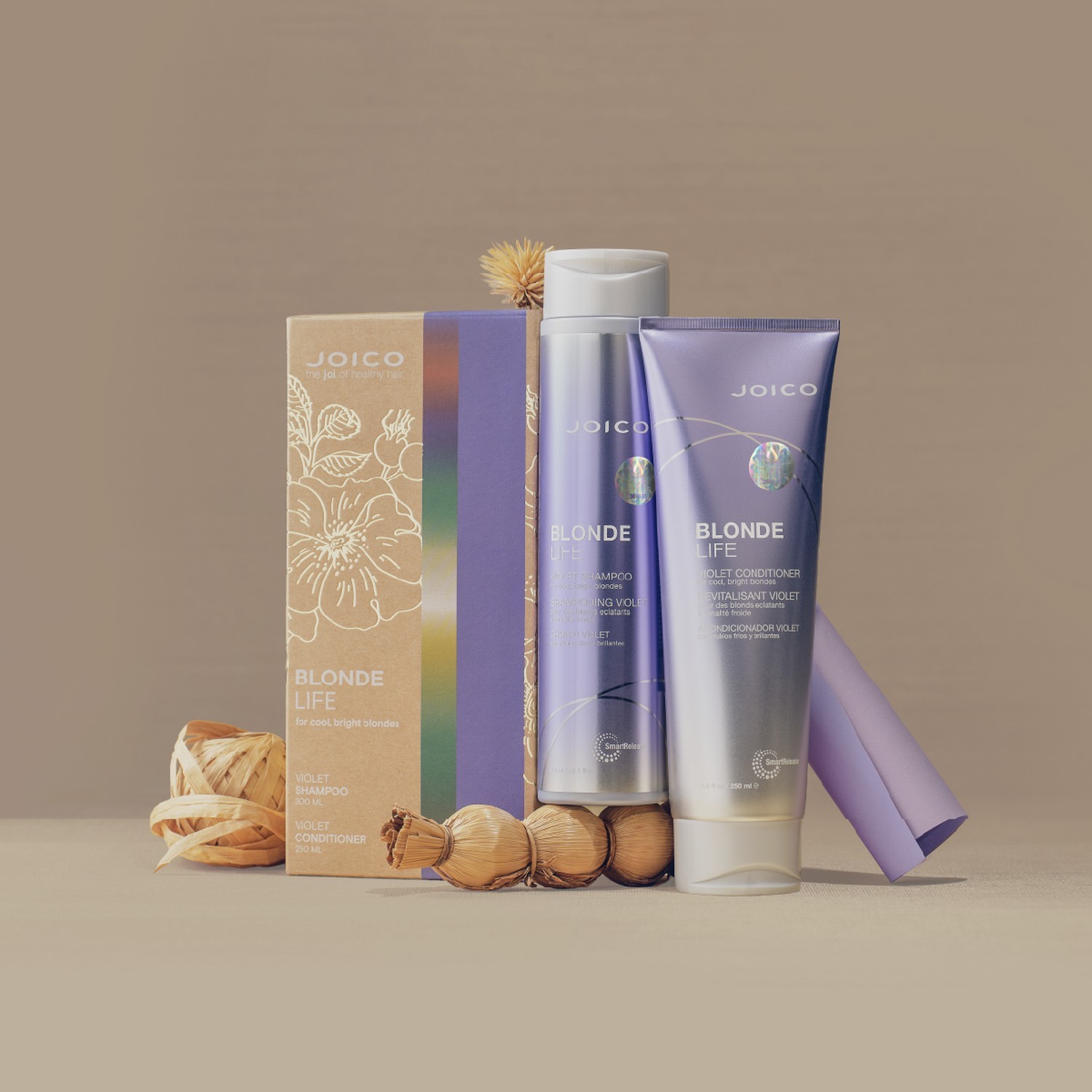 JOICO Blonde Life Violet Duo Gift Set - Shampoo 300ml & Conditioner 25 - image 2
