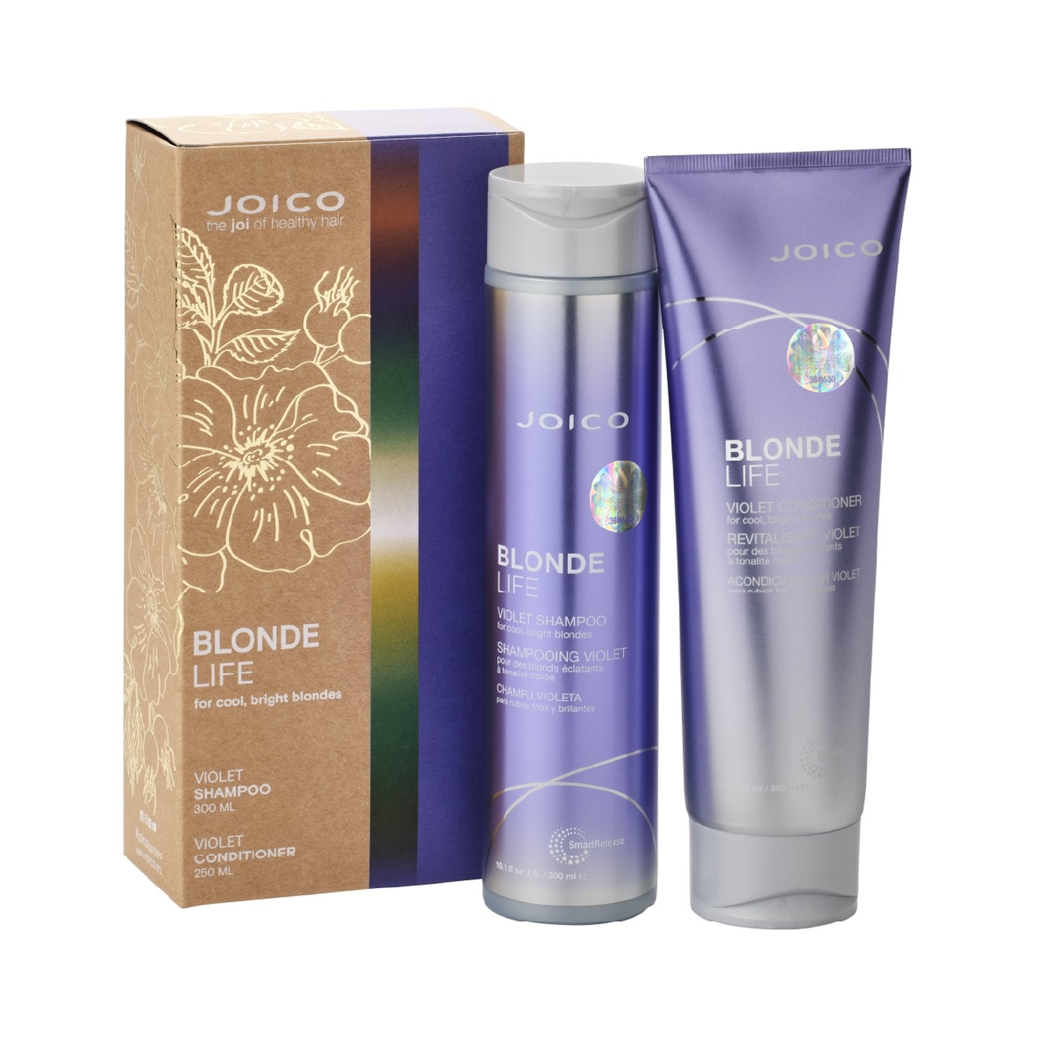 Joico JOICO Blonde Life Violet Duo Gift Set - Shampoo 300ml & Conditioner 25