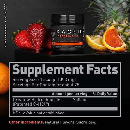 Kaged Muscle Creatine HCl Fruit Punch - 75g - image 2