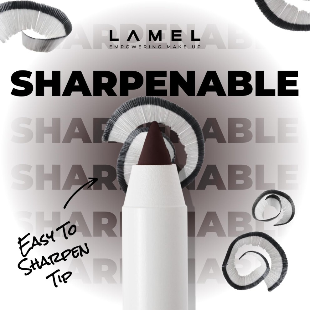 Lamel Long Lasting Gel Eyeliner 402 Brown - image 3