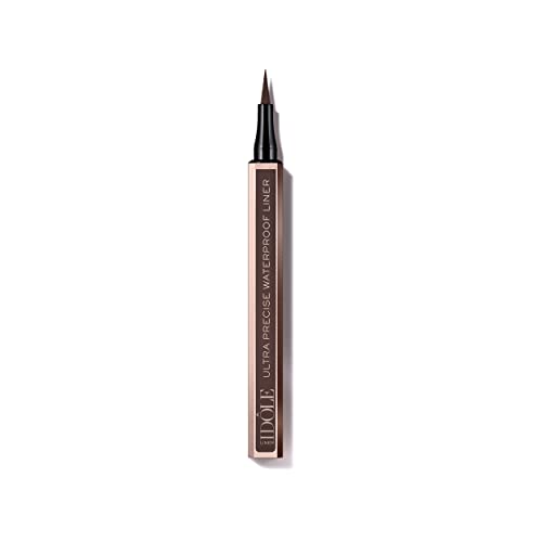 Lancôme IDôle Ultra-Precise Felt Tip Liquid Eyeliner in brown features a sleek, slender design with a precise felt tip for easy application and a waterproof formula.