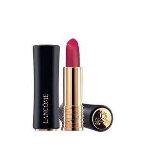 Lancôme L'Absolu Rouge Drama Matte Lipstick in shade 388 features a vibrant pink bullet in a sleek black and gold tube, showcasing the brand's iconic rose emblem on the cap.